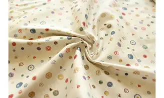 Tissu boutons couture