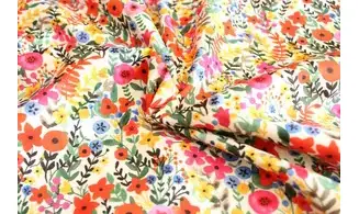 Tissu fleurs des champs