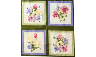 Tissu Bouquets de printemps
