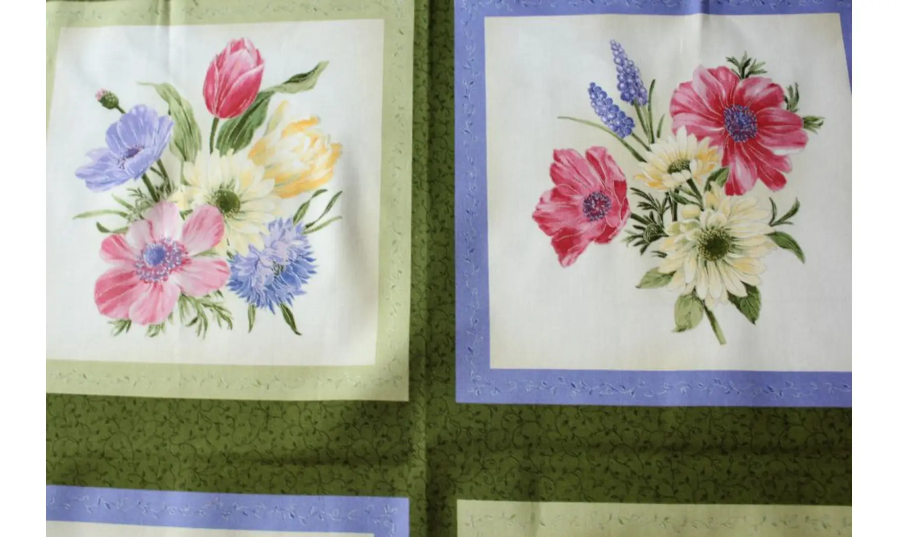 Tissu Bouquets de printemps