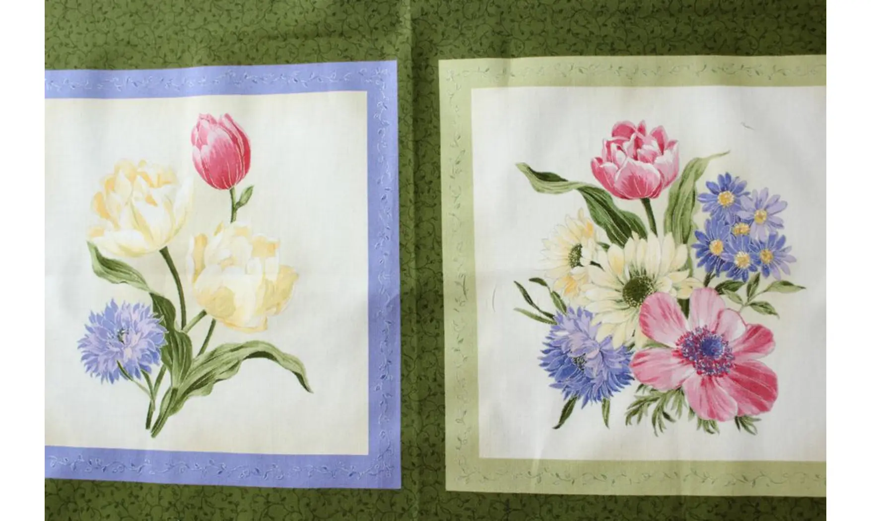 Tissu Bouquets de printemps