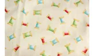 Tissu bobines rouge vert bleu