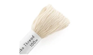 Fil Sashiko uni Ecru 100m