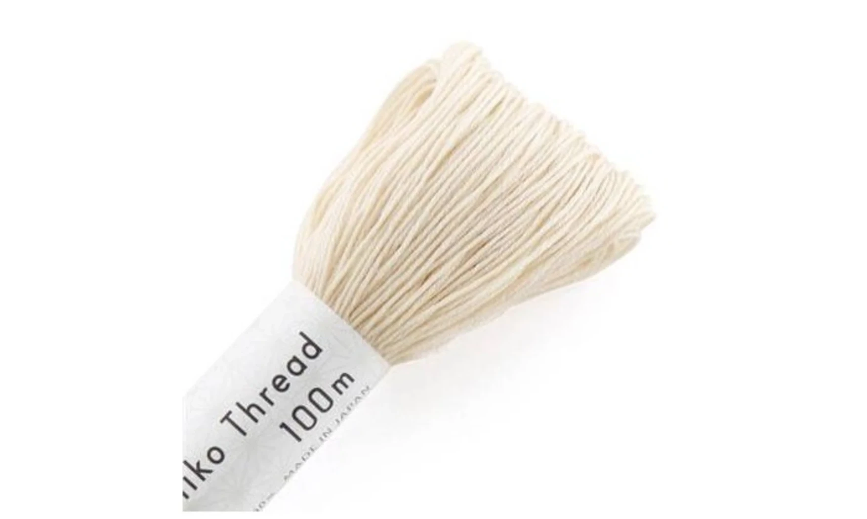 Fil Sashiko uni Ecru 100m