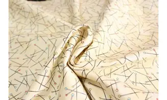 Tissu épingles à tête