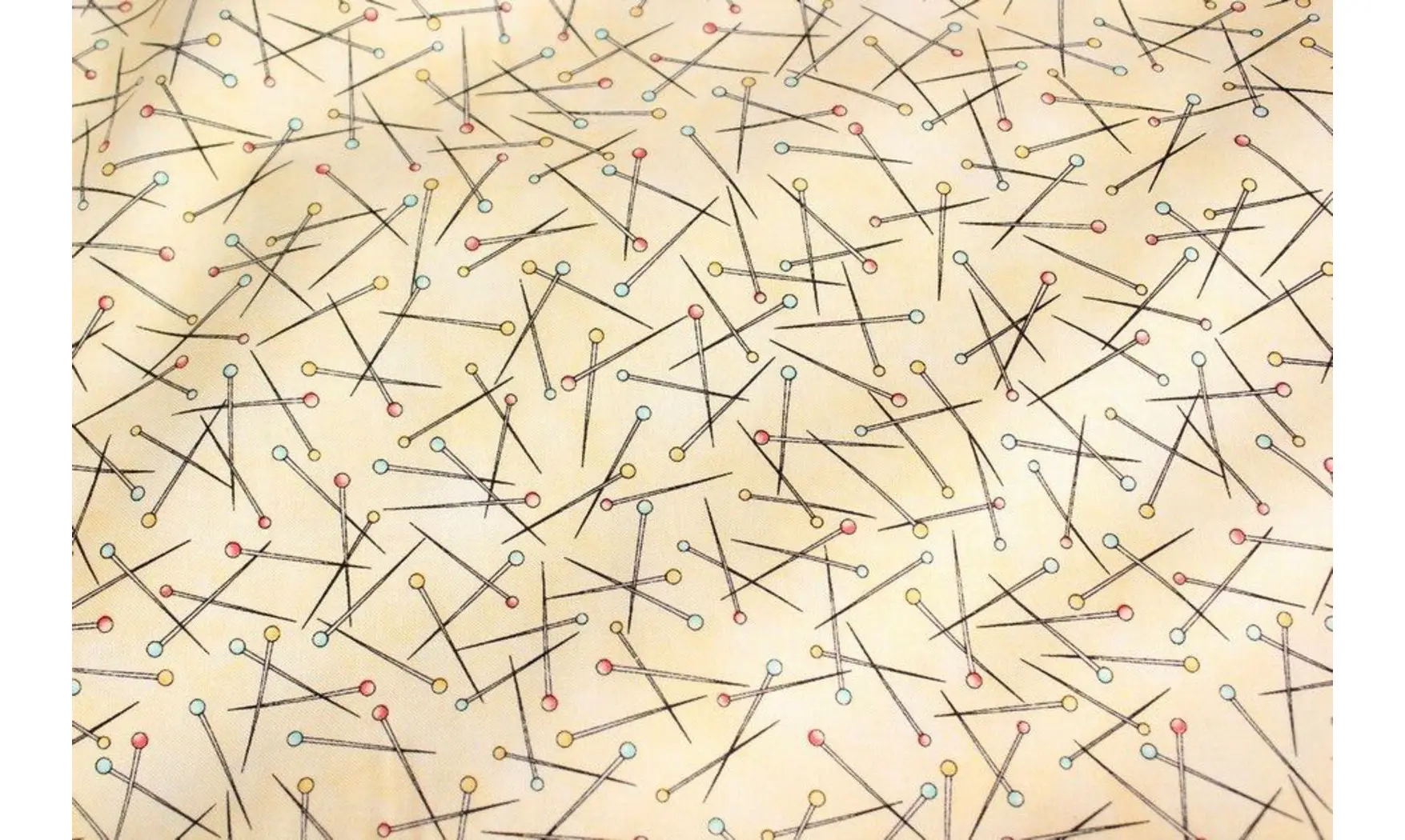 Tissu épingles à tête