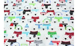 Tissu des ours polaires