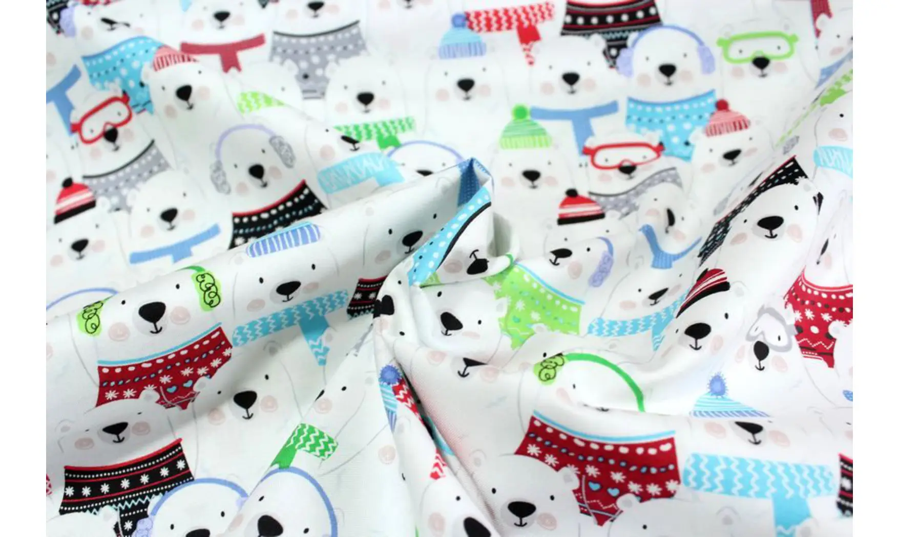 Tissu des ours polaires