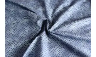 Tissu mini coeurs bleu