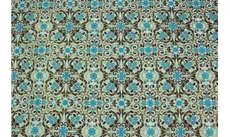 Tissu fleurs de l'empire