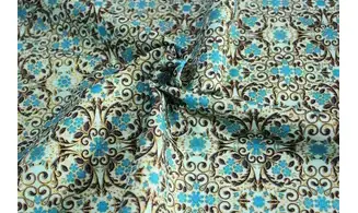 Tissu fleurs de l'empire