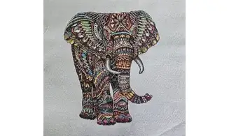 Carré éléphant