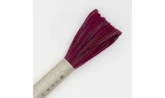 Fil Sashiko dégradé fuschia 20m