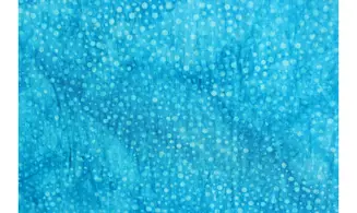 Batik pointillisme bleu