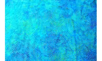 Batik spirales turquoise feu
