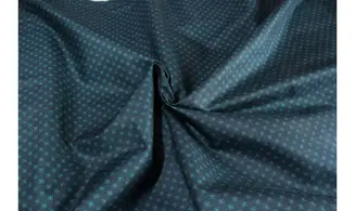 Tissu Asami bleu carrés