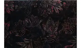 Batik violet sombre feuilles