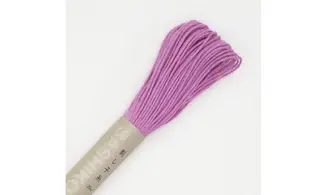 Fil Sashiko uni vieux rose 20m