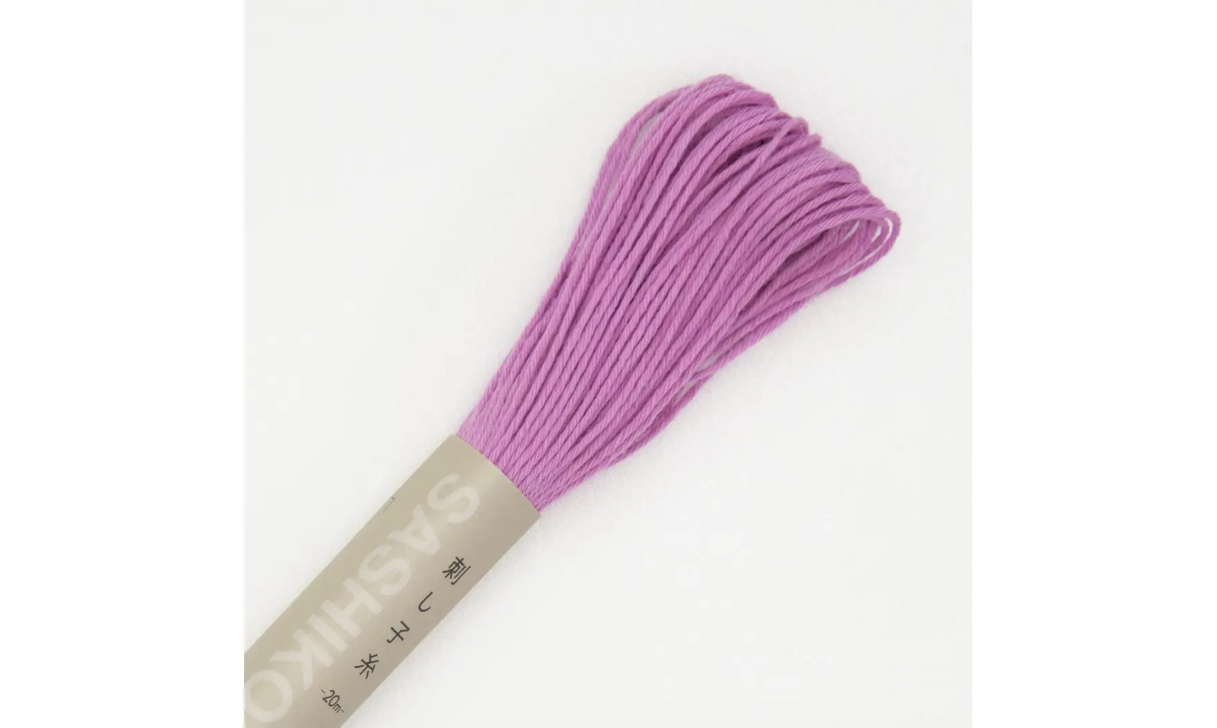 Fil Sashiko uni vieux rose 20m