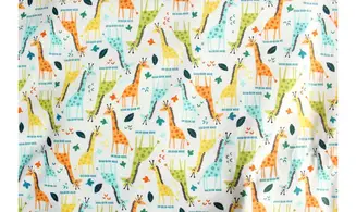 Tissu girafes stylées