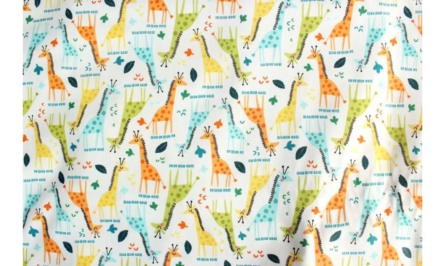 Tissu girafes stylées