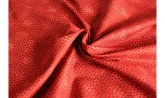 Tissu mini coeurs rouge