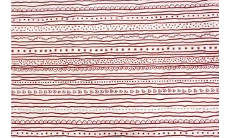 Tissu Rouge et Blanc Henry Glass