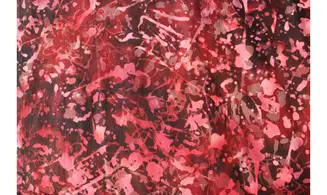 Batik rouge bordeaux peinture