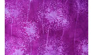Batik pissenlits violet