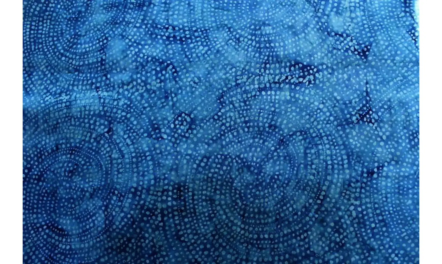 Batik spirales bleues