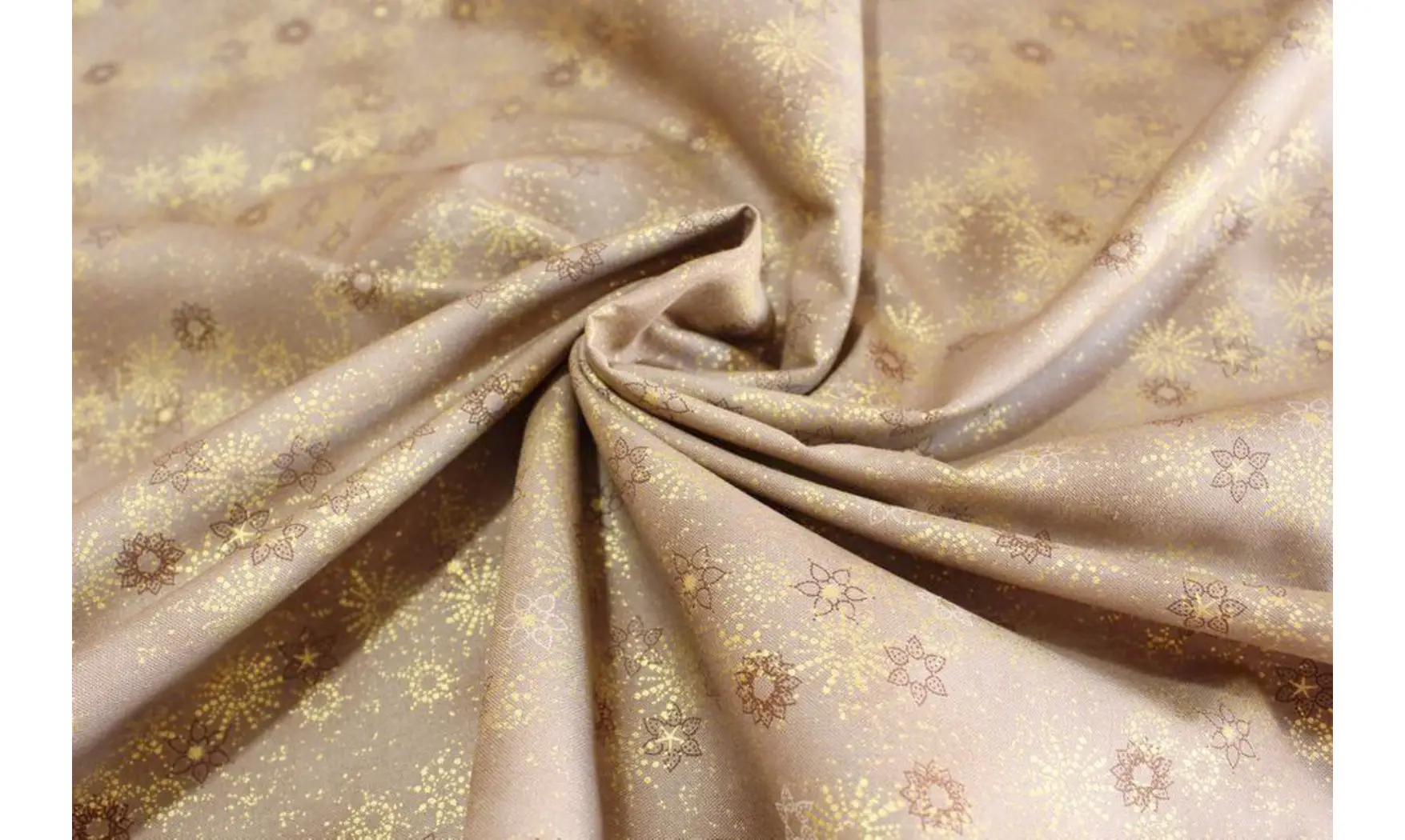 Tissu frosty snowflake