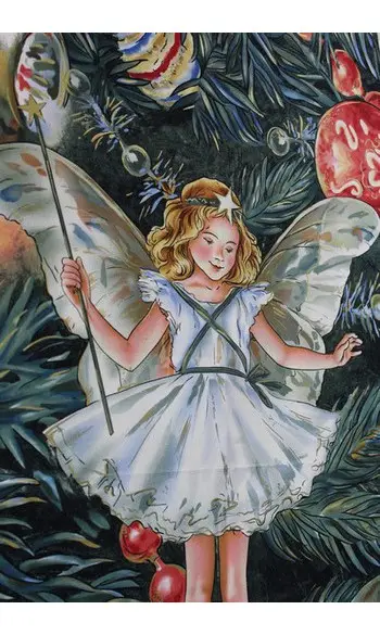 Panneau Fée de Noël