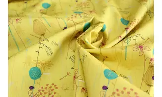 Tissu jaune roadside