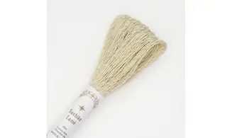 Fil Sashiko crème lamé 40m