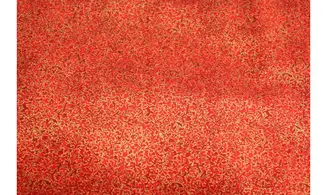 Tissu Fusion rouge doré