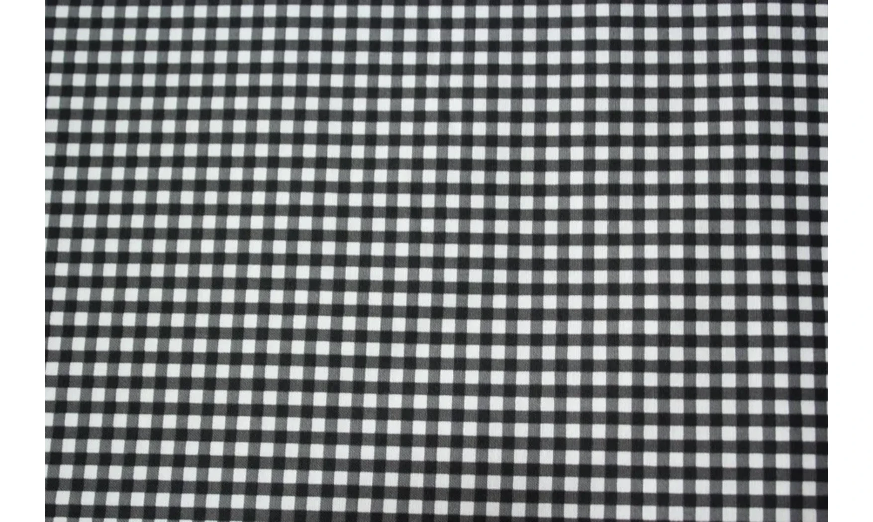 Tissu carreaux noir et blanc