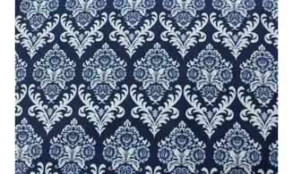 Tissu bleu blanc marine