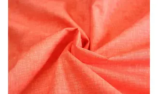 Tissu linen corail