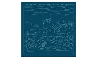 Coupon tissu Sashiko 33 x 66 cm