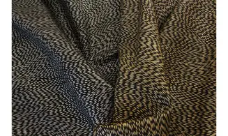 Tissu noir et doré wind S&S
