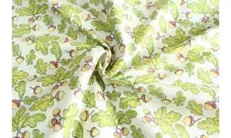 Tissu glands feuilles de chêne