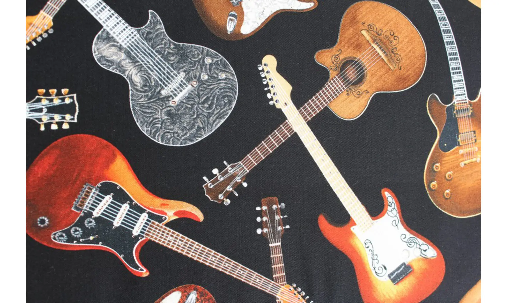 Tissu guitares