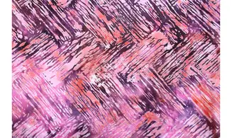 Batik rose violet griffes