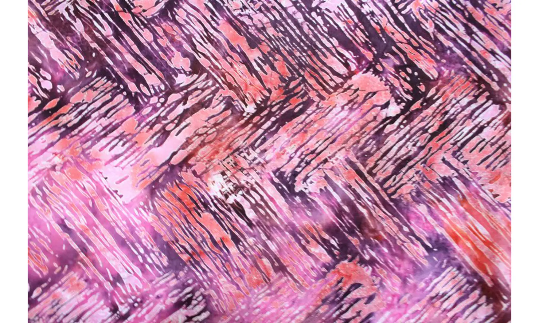 Batik rose violet griffes