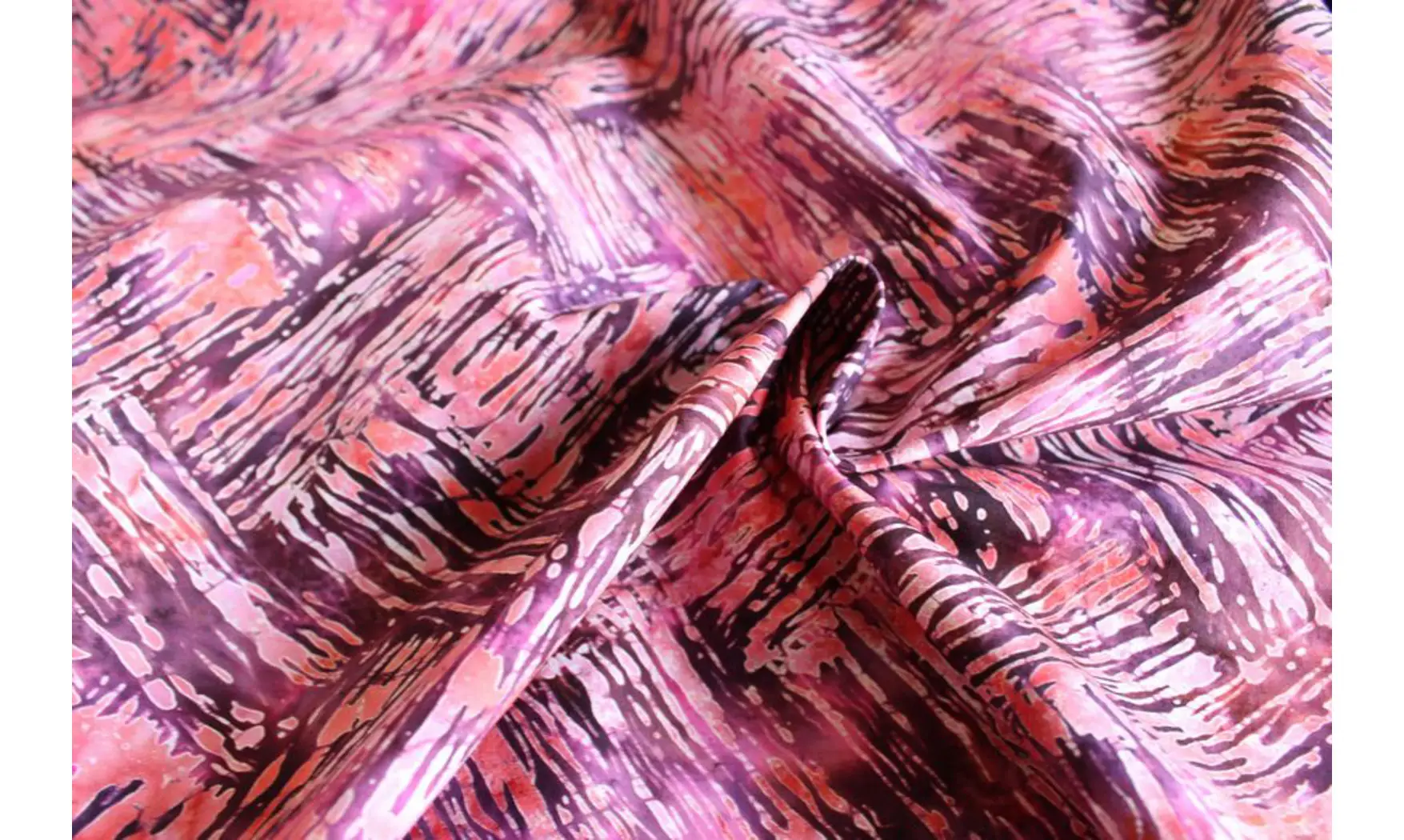 Batik rose violet griffes