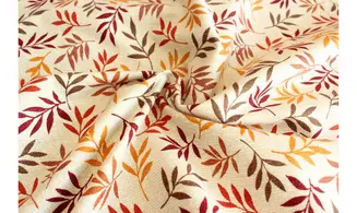 Tissu feuillages d'automne