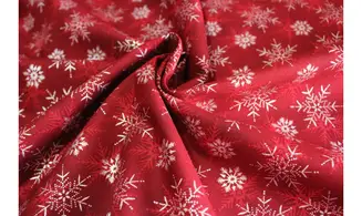 Tissu frosty snowflake