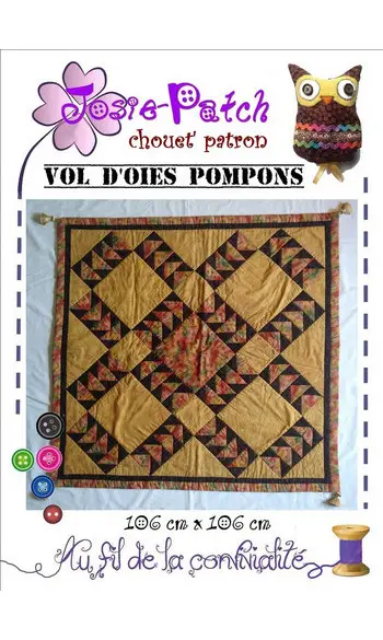 Vol d'oies pompons