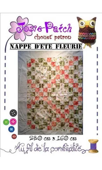 Nappe d'été fleurie