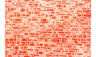 Batik saumon briques